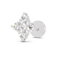 0.15 Carat Lab Grown Diamond Sitara Nosepin | 14K White Gold (Screw)