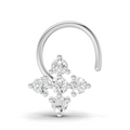 0.15 Carat Lab Grown Diamond Sitara Nosepin | 14K White Gold (Wire)