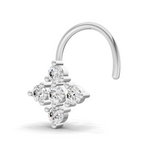 0.15 Carat Lab Grown Diamond Sitara Nosepin | 14K White Gold (Wire)