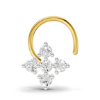 0.15 Carat Lab Grown Diamond Sitara Nosepin | 14K Yellow Gold (Wire)