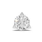 0.23 Carat Lab Grown Diamond Solitaire Nosepin | 14K Yellow Gold (Screw)