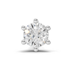 0.25 Carat Lab Grown Diamond Solitaire Nosepin | 14K Rose Gold (Screw)