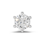 0.25 Carat Lab Grown Diamond Solitaire Nosepin | 14K Yellow Gold (Screw)