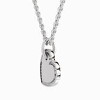 0.07 Carat Heart Pendant | 14K White Gold