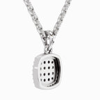 0.26 Carat Round Cluster Pendant | 14K White Gold