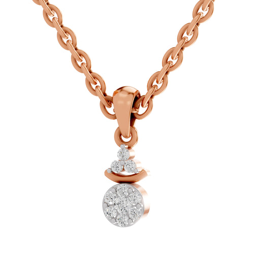 0.09 Ct Diamond Pendant in 14K
