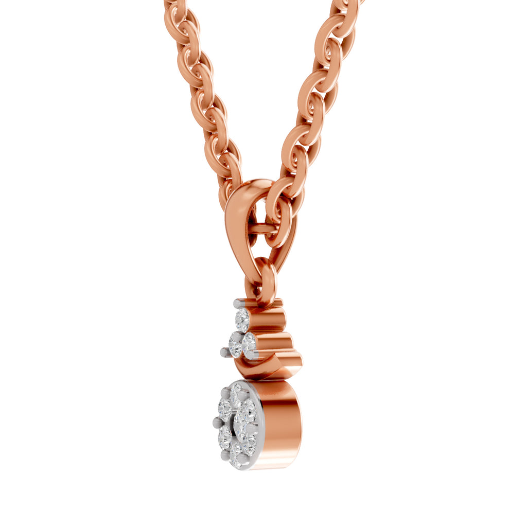 0.09 Ct Diamond Pendant in 14K