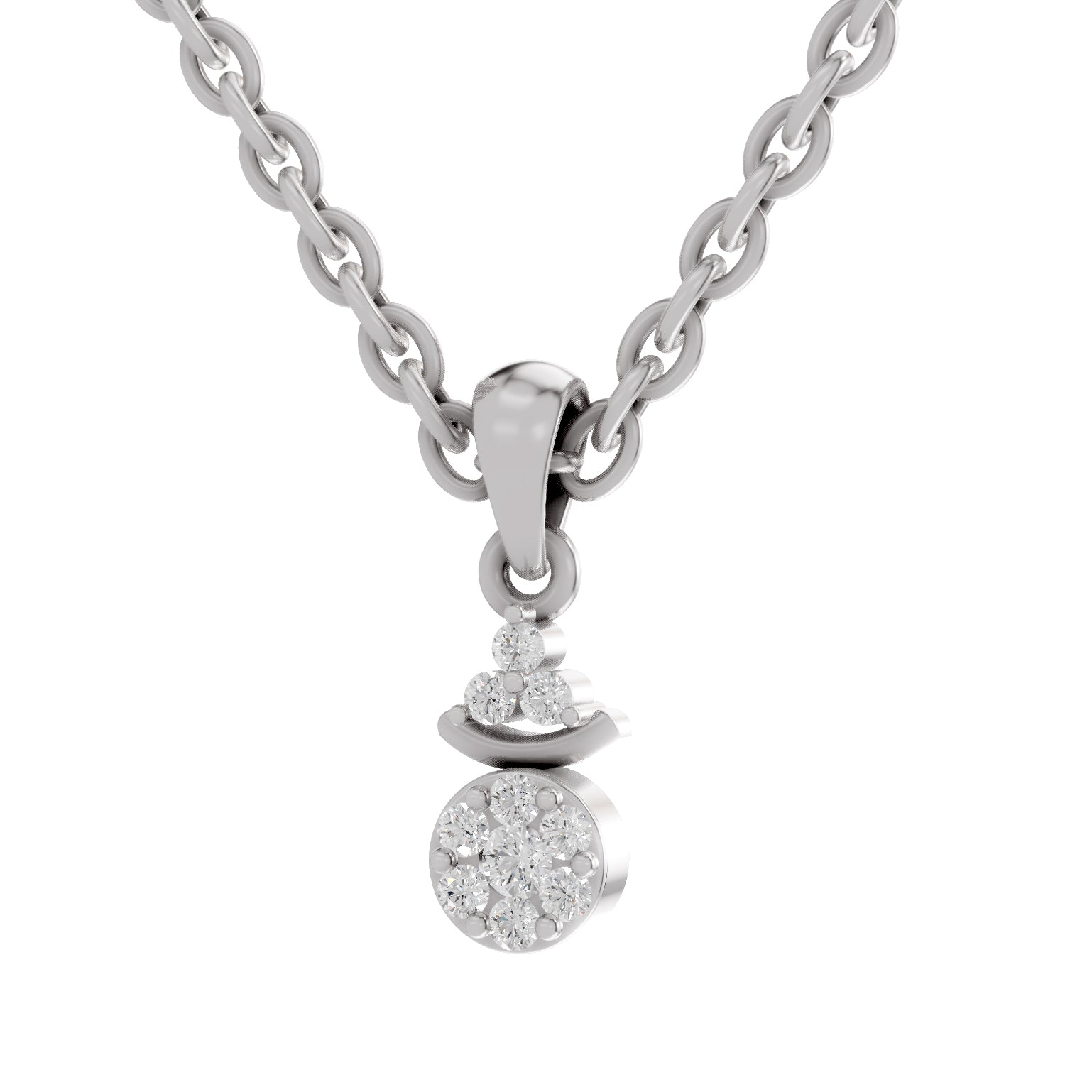 0.09 Ct Diamond Pendant in 14K