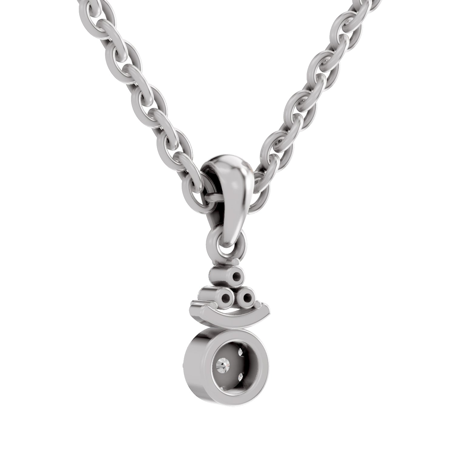0.09 Ct Diamond Pendant in 14K