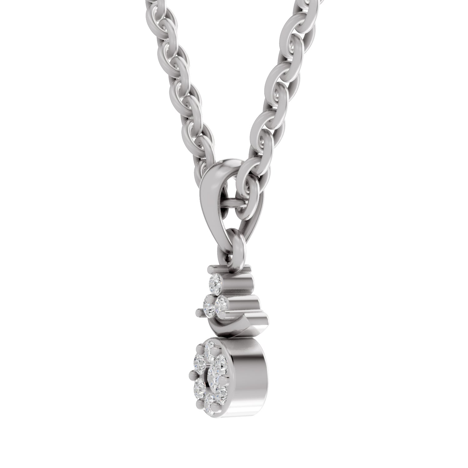 0.09 Ct Diamond Pendant in 14K