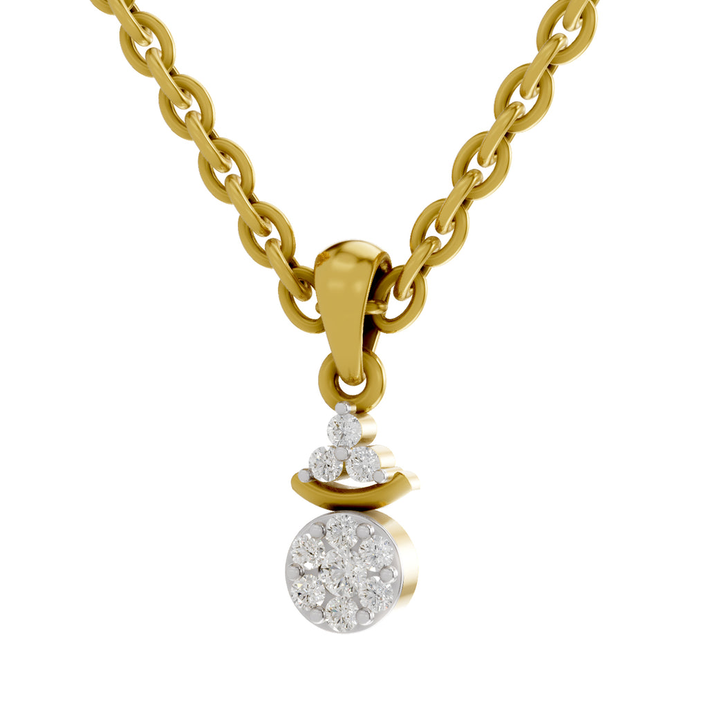 0.09 Ct Diamond Pendant in 14K