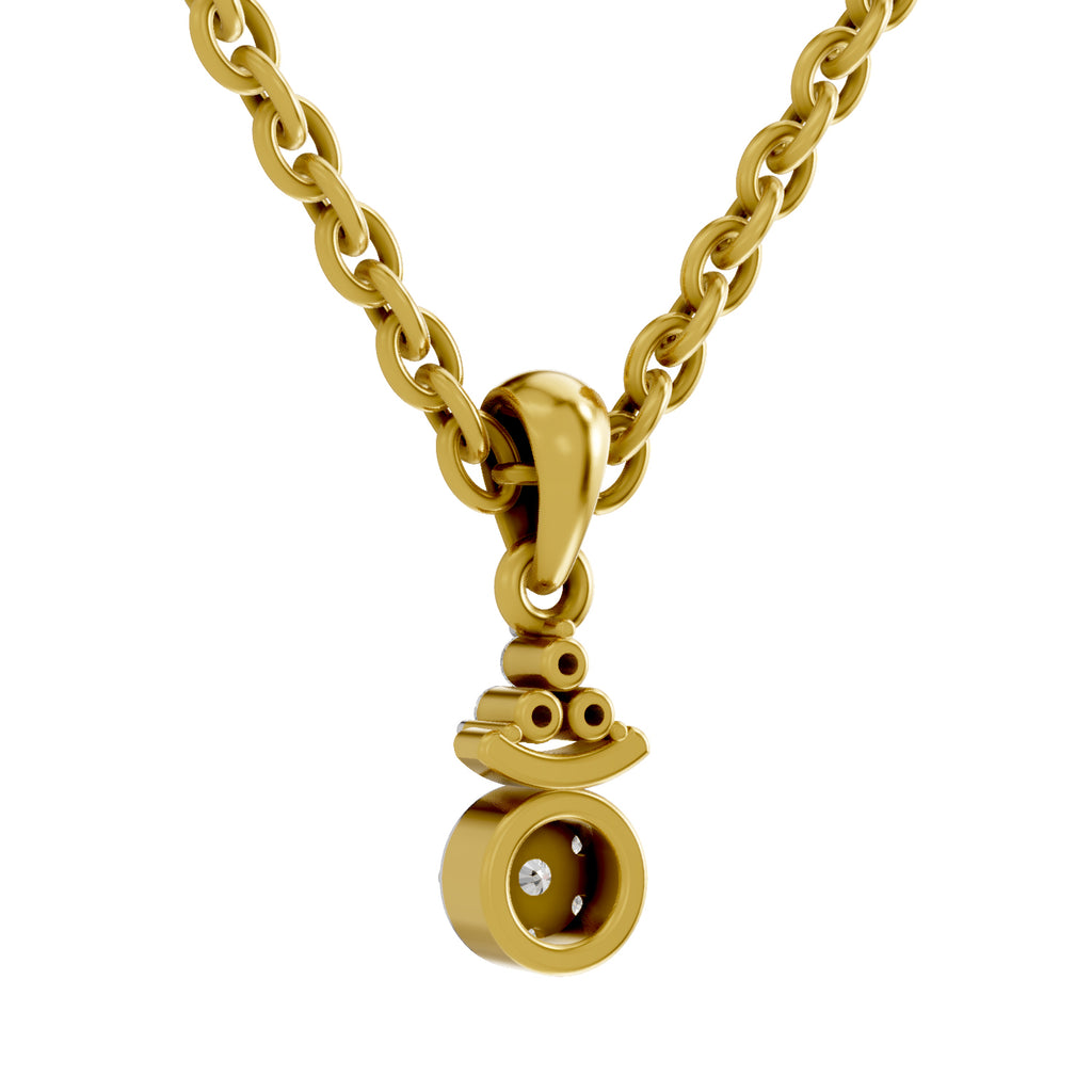 0.09 Ct Diamond Pendant in 14K
