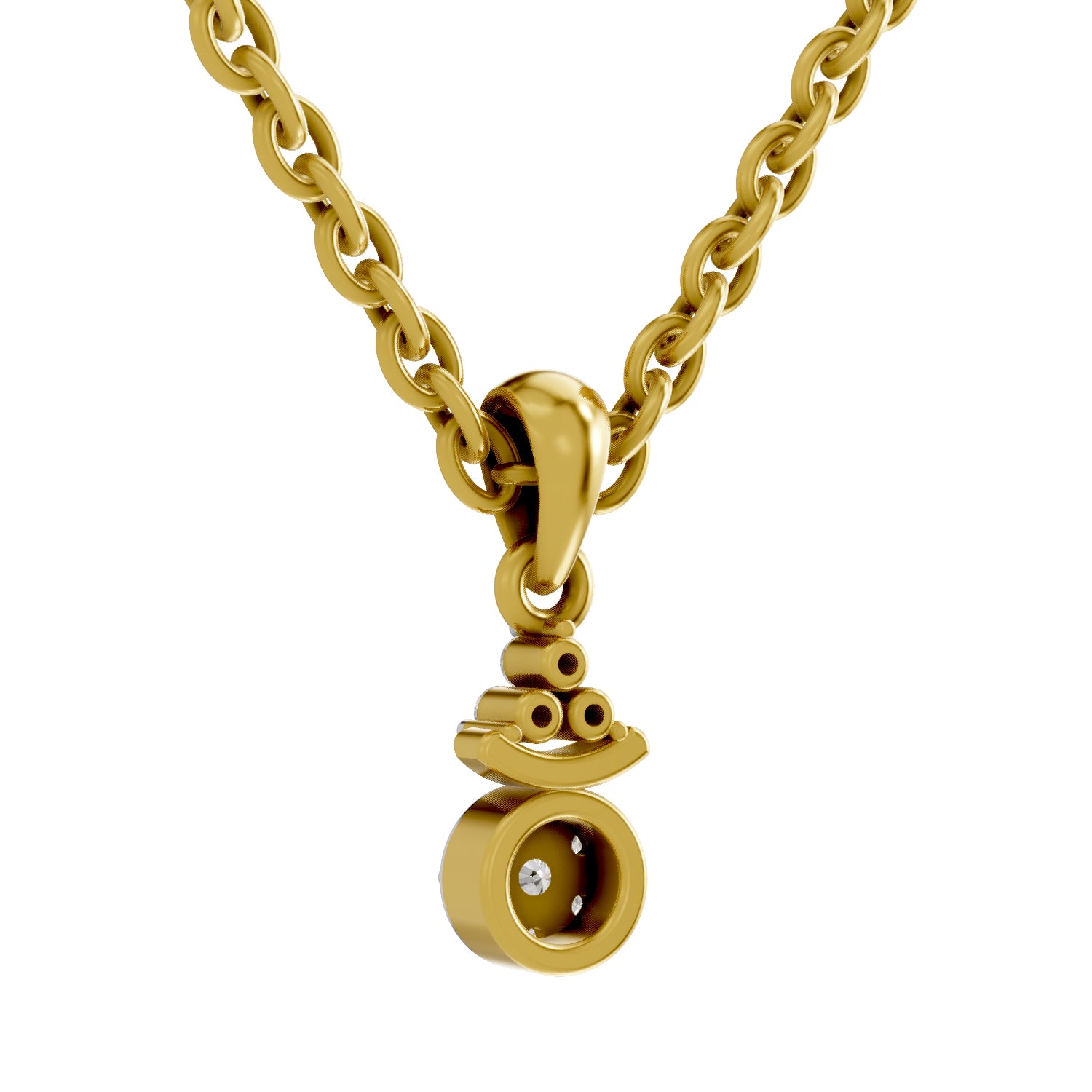 0.09 Ct Diamond Pendant in 14K