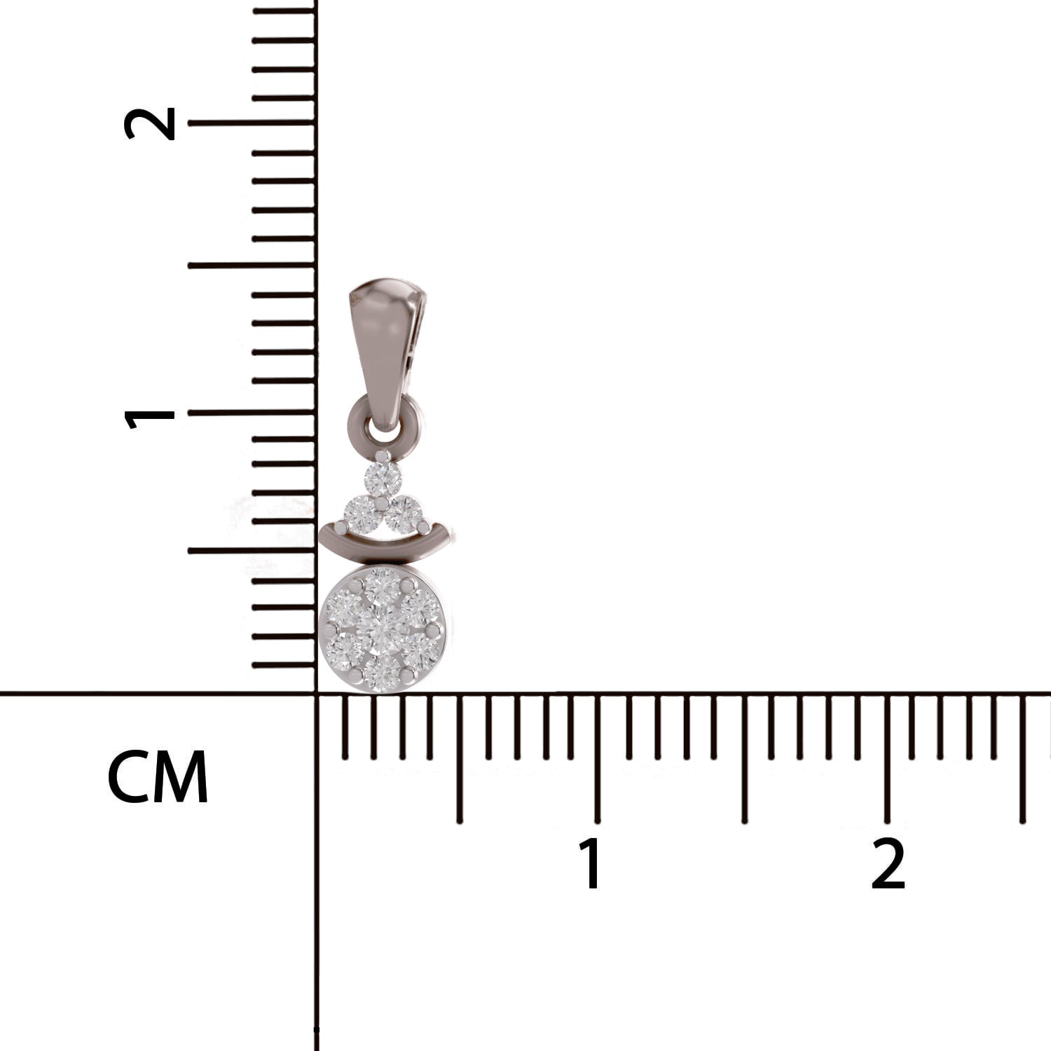 0.09 Ct Diamond Pendant in 14K