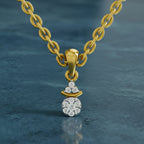 0.09 Ct Diamond Pendant in 14K