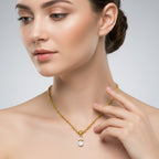 0.09 Ct Diamond Pendant in 14K