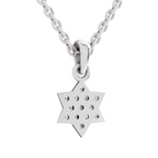 0.33 Carat Nova Star Diamond Pendant | 14K White Gold