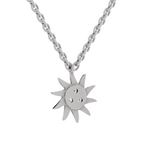 0.18 Carat Soleil Cluster Pendant | 14K White Gold