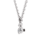 0.17 Carat Sparkling Orchard Cherry Pendant | 14K White Gold