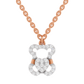 0.3 Carat Teddy Love Pendant | 14K Rose Gold