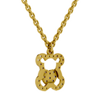 0.3 Carat Teddy Love Pendant | 14K Yellow Gold