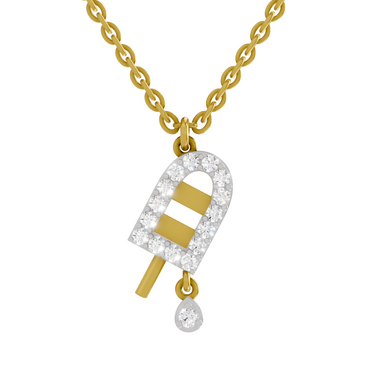 0.31 Carat Popsicle Pendant | 14K Yellow Gold