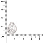 0.06 Carat Round Swirl Pendant | 14K White Gold