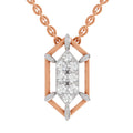0.29 Carat Round Shape Pendant | 14K Rose Gold