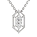 0.29 Carat Round Shape Pendant | 14K White Gold