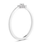 Sparkles Lab Grown Diamond 0.13 Celestial Bloom Ring| 14K White Gold