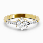 0.33 Ct Flower | 14K Yellow Gold