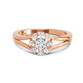 0.17 Ct Round Solitaire Ring  14K Rose Gold