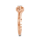 0.18 Ct Round Solitaire Ring  14K Rose Gold