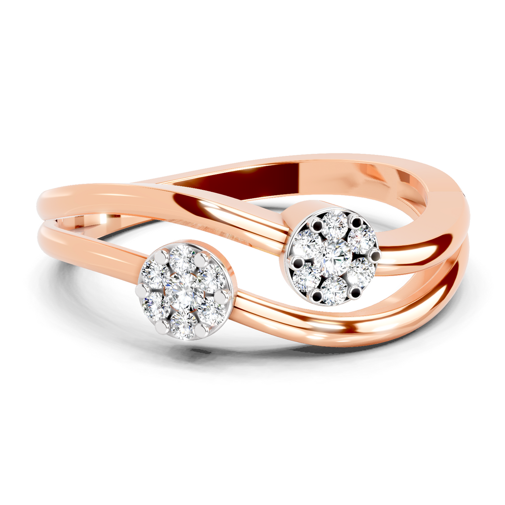 0.07 Carat Diamond Ring in 14K Gold