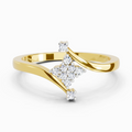 0.098 Ct Cluster | 14K Yellow Gold