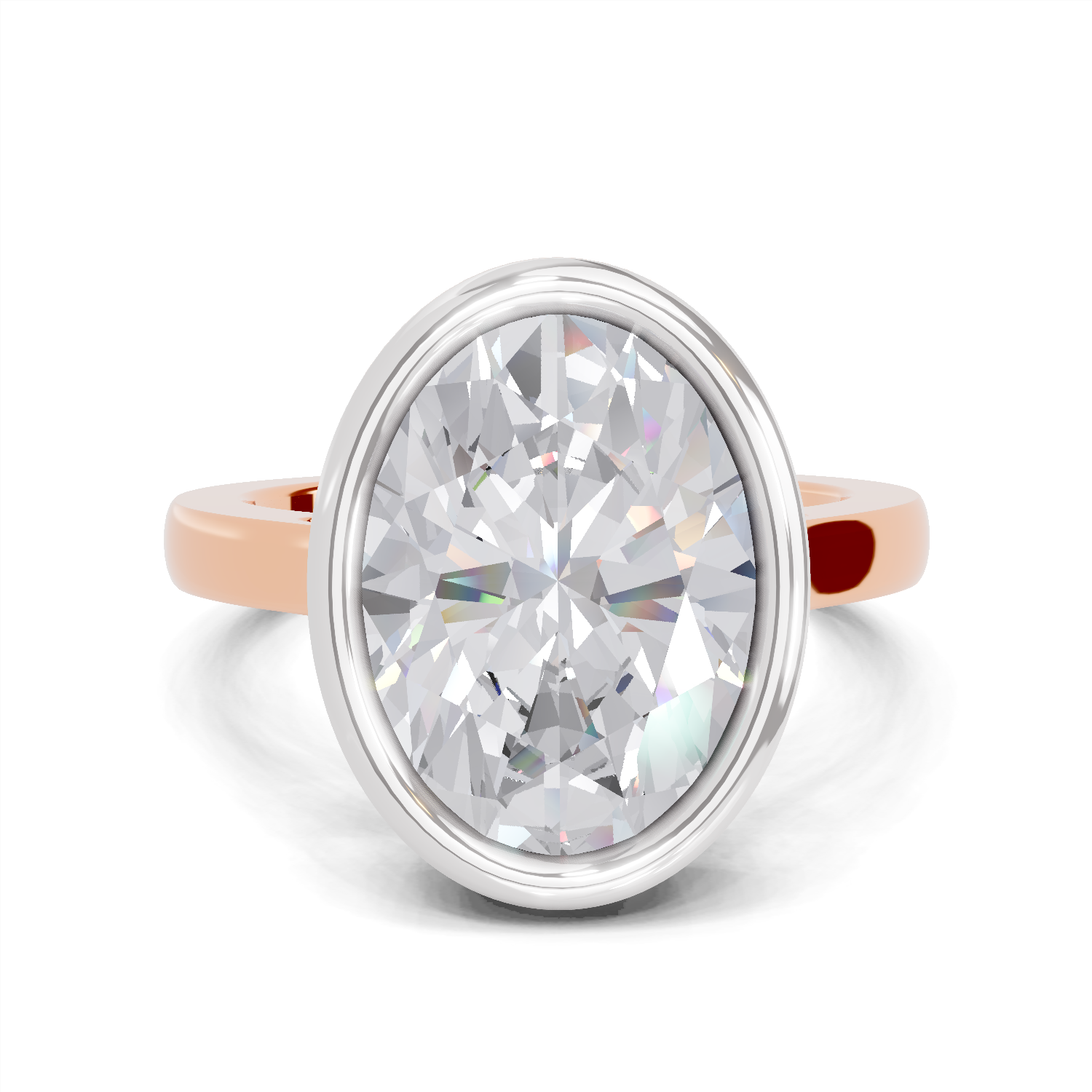 1.89 Carat Solitaire Lab Grown Diamond Ring in 14K Gold