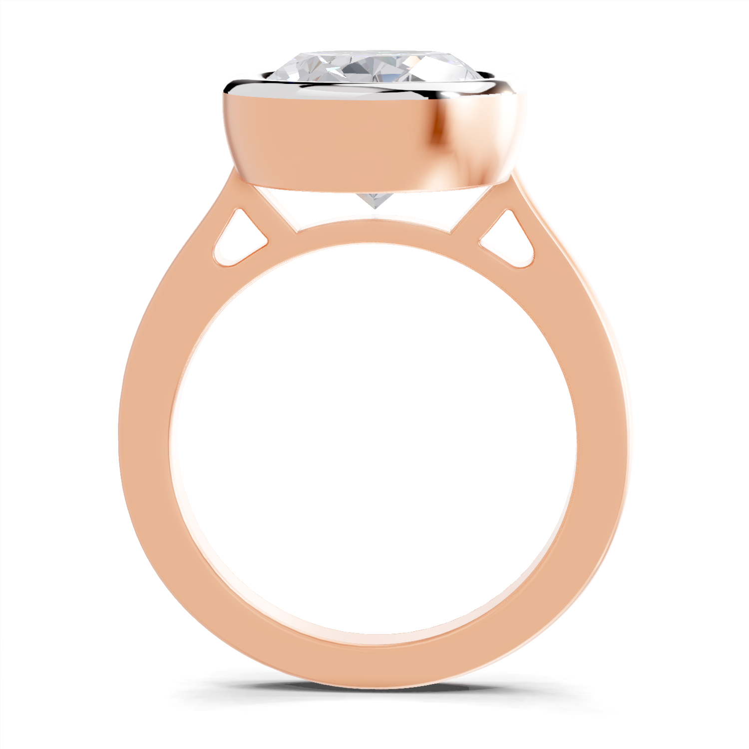 1.89 Carat Solitaire Lab Grown Diamond Ring in 14K Gold