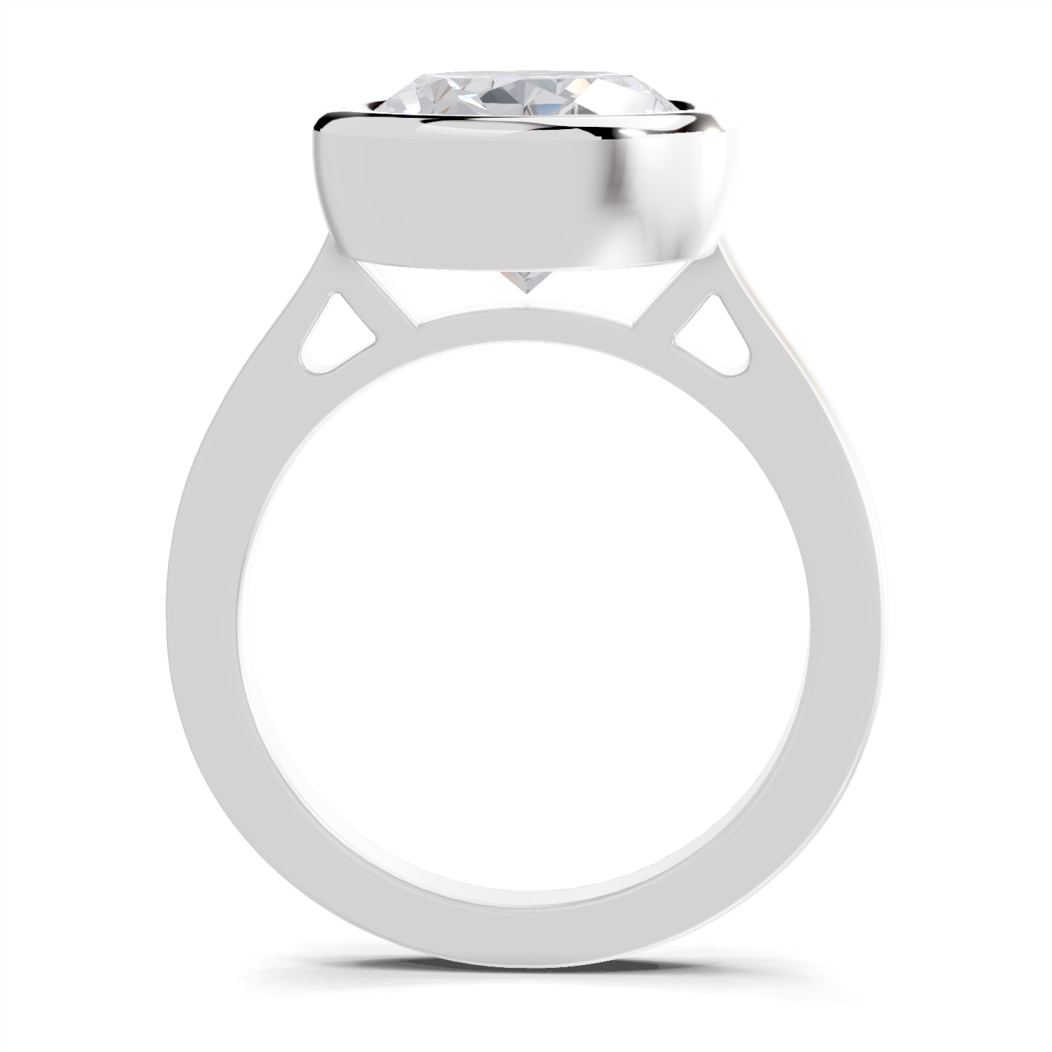 1.89 Carat Solitaire Lab Grown Diamond Ring in 14K Gold