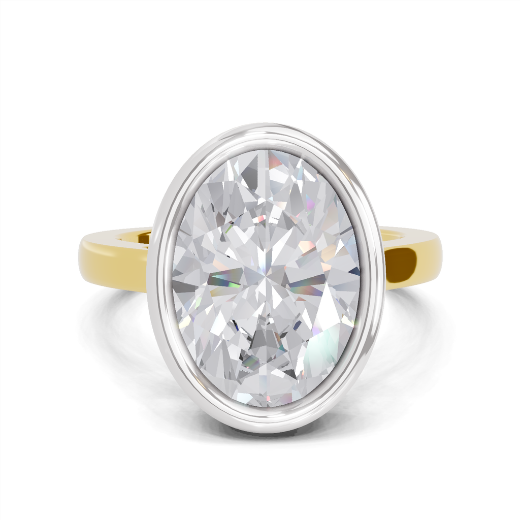 1.89 Carat Solitaire Lab Grown Diamond Ring in 14K Gold