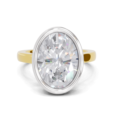 1.89 Carat Solitaire Lab Grown Diamond Ring in 14K Gold