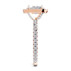 1.66 Carat Solitaire Lab Grown Diamond Ring In 14K Gold