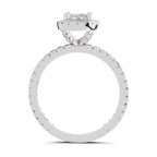 1.66 Carat Solitaire Lab Grown Diamond Ring In 14K Gold