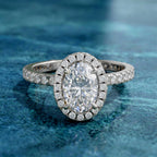 1.66 Carat Solitaire Lab Grown Diamond Ring In 14K Gold