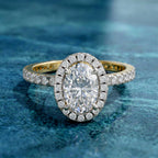 1.66 Carat Solitaire Lab Grown Diamond Ring In 14K Gold
