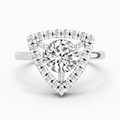 1.34 Ct Round Shape Diamond Ring | 14K Rose Gold