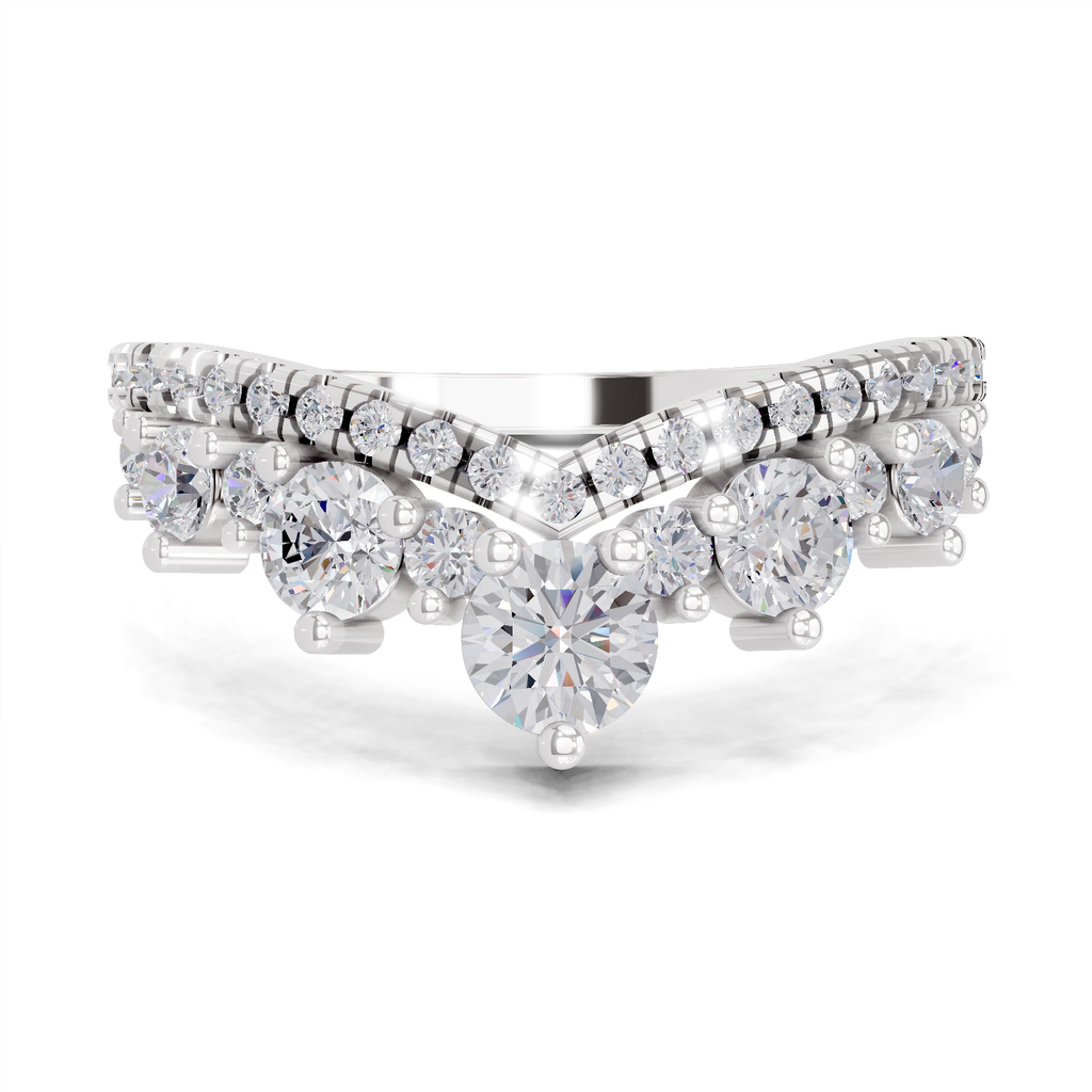 0.81 Carat Diamond Ring in 14K Gold