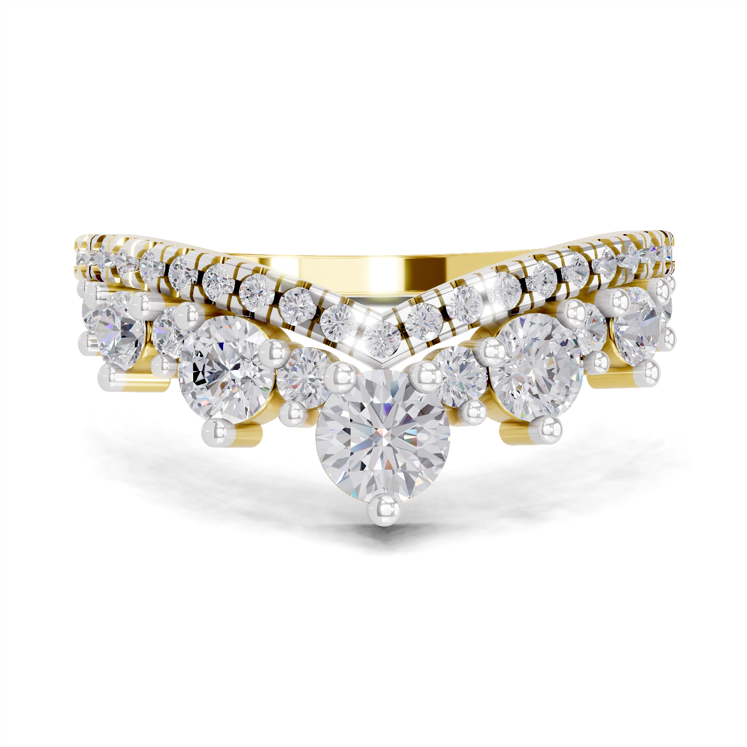 0.81 Carat Diamond Ring in 14K Gold