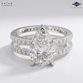 Arias by Lara Dutta Pear-Cut Splendor Ring