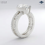 Arias by Lara Dutta Pear-Cut Splendor Ring