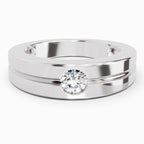 0.3 Carat Solitaire Lab Grown Diamond Ring In 14K Gold